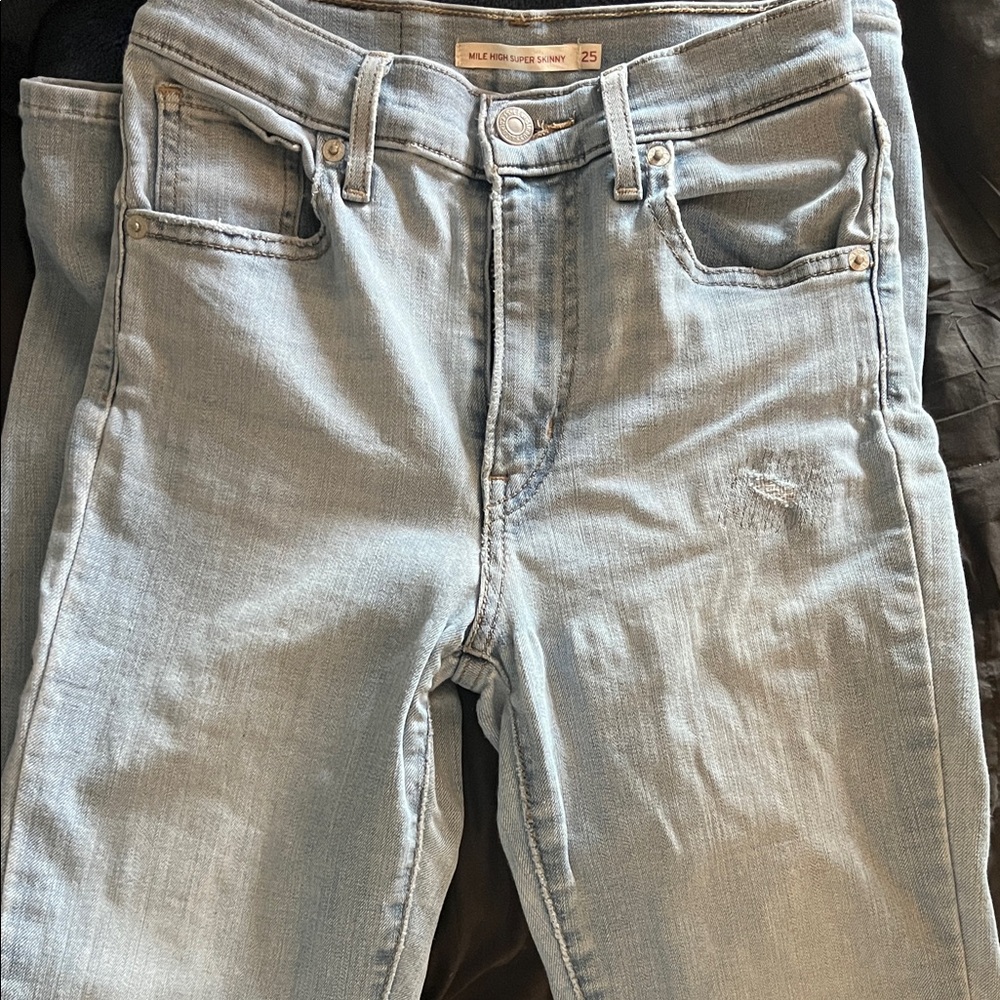 Levi's Light Blue High Rise Women Jeans